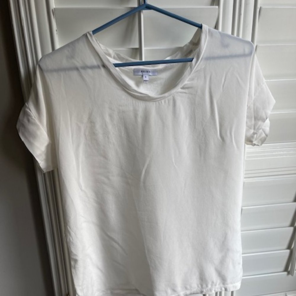Reiss Silk front White top